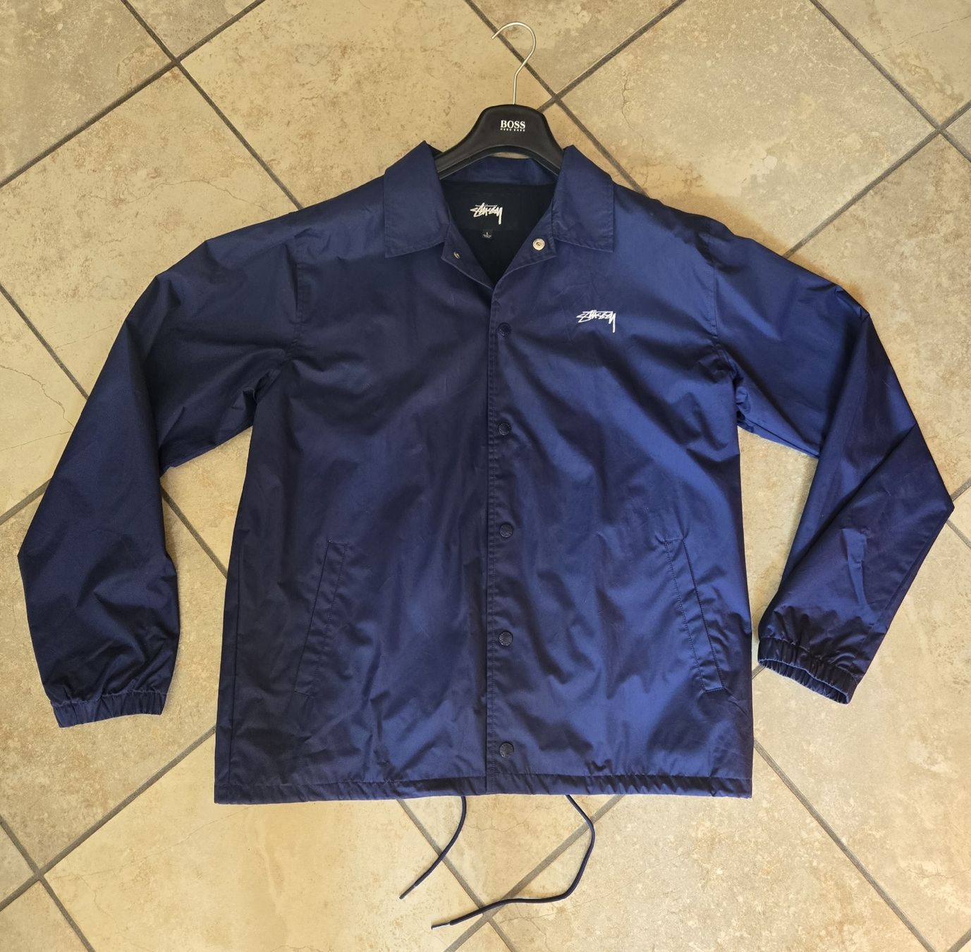 Stüssy Giacche: Veste Stussy bleu marine,  taille L – Nuovo (secondo la descrizione) da Chailly-Montreux venduto da svenm53