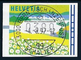 ATM 11 Frühling hoher Wert 0380 Vollstempel Bern