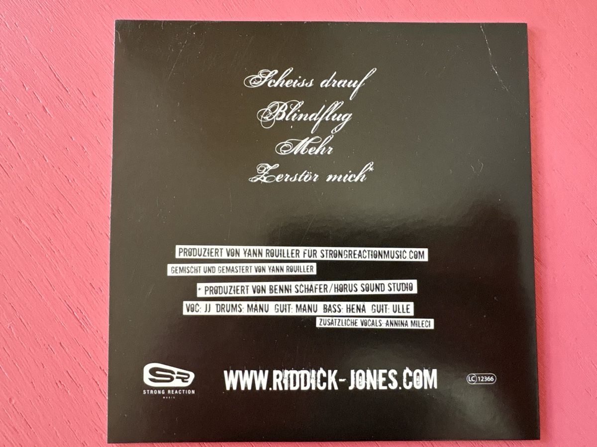 CD: Riddick Jones - Die Ärste – Usato da Lützelflüh-Goldbach venduto da Deiv4 1