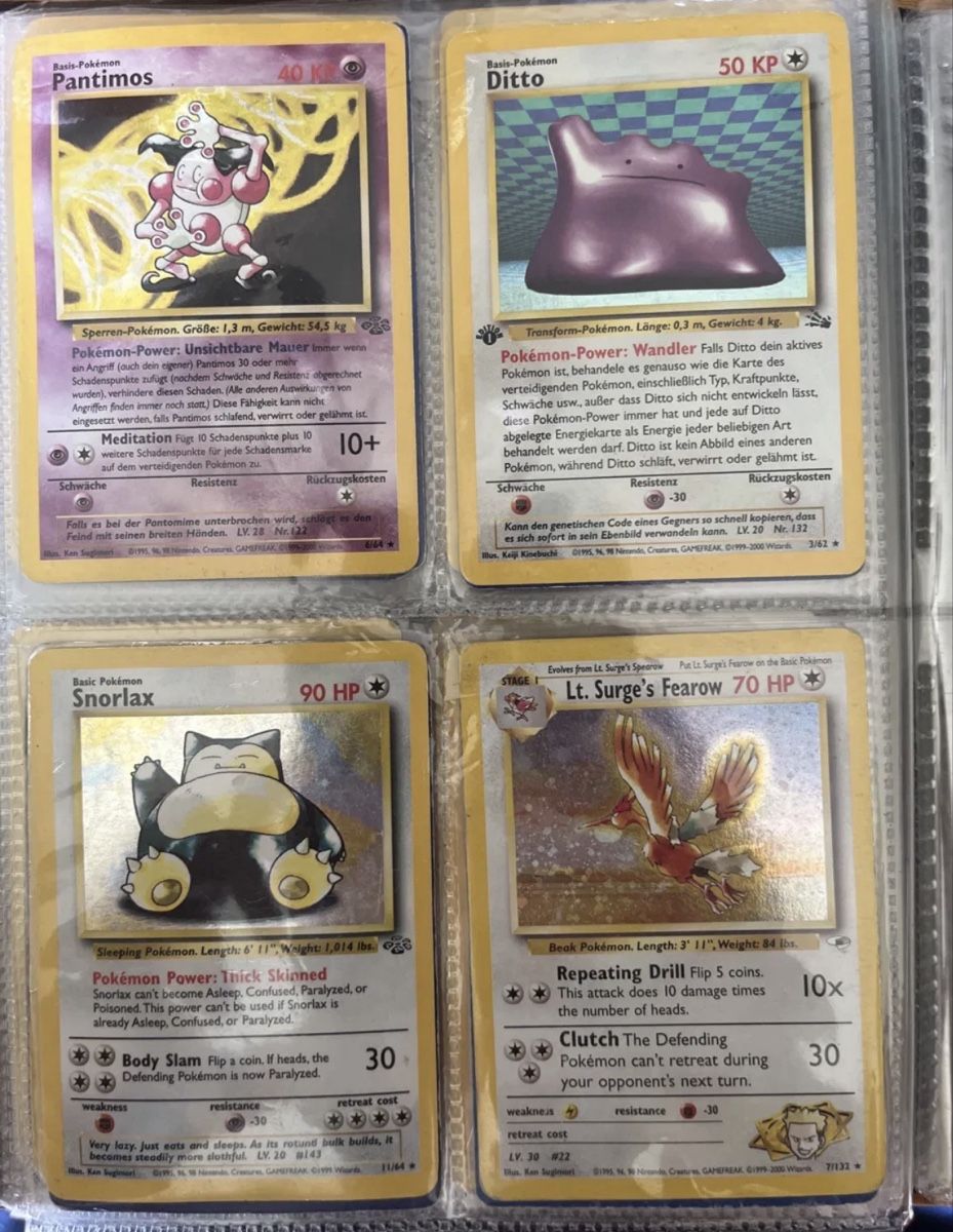 Pokémon Sammelbilder & Trading cards: Pokémon Holo Sammlung Klassiker 1999-2003 Karten – Gebraucht aus Bern von chris3012 1