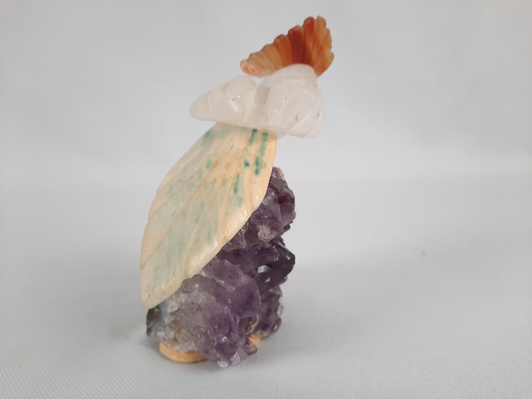 Mineralien & Heilsteine: Vogel auf Amethyst – Gebraucht aus Beinwil am See von Restwert_Beinwil 3