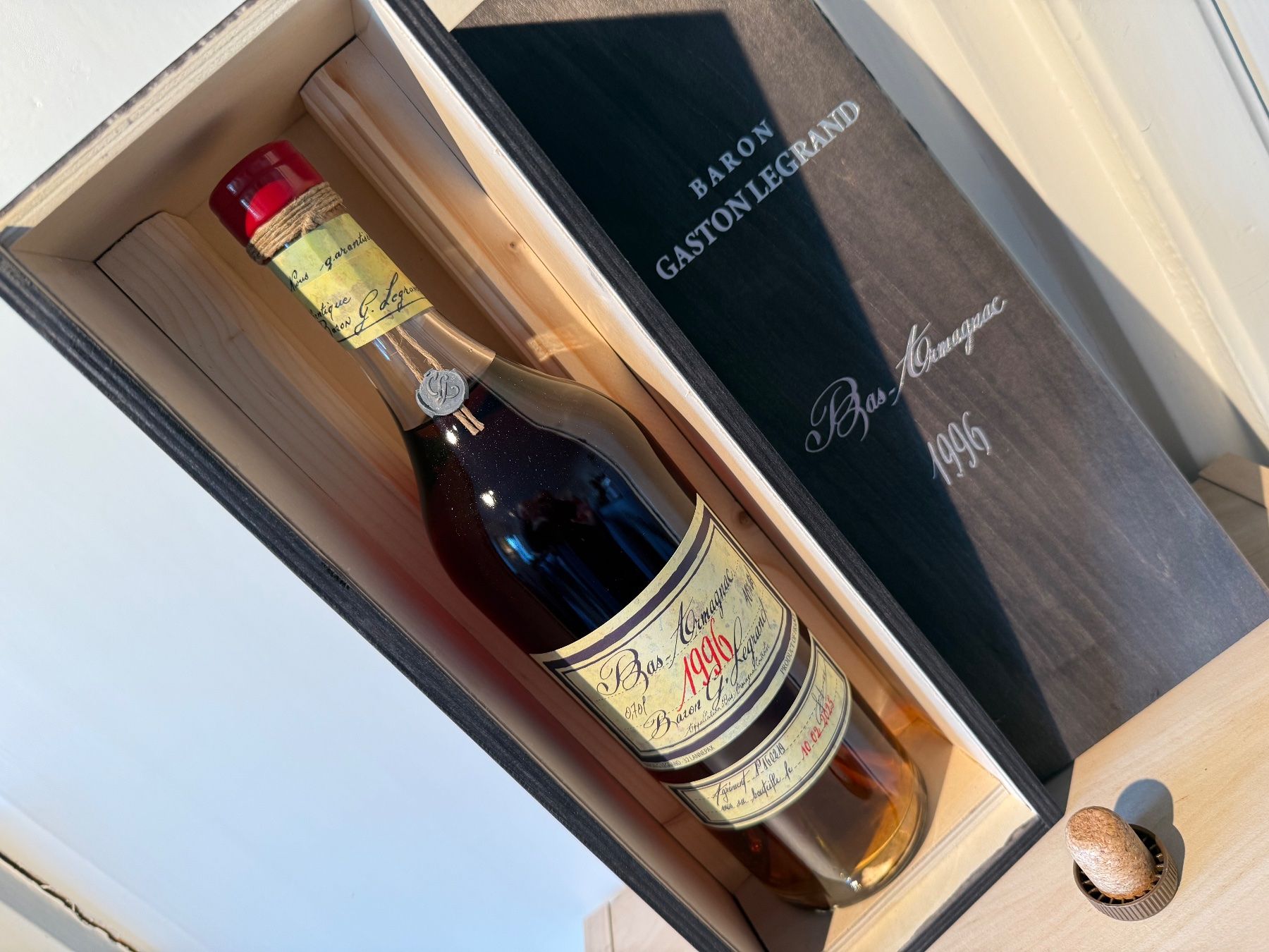 Bevande alcoliche: Bas Armagnac Baron G. Legrand 40% 2004 – Nuovo e nell'imballaggio originale da Wöschnau venduto da Vinsale 6