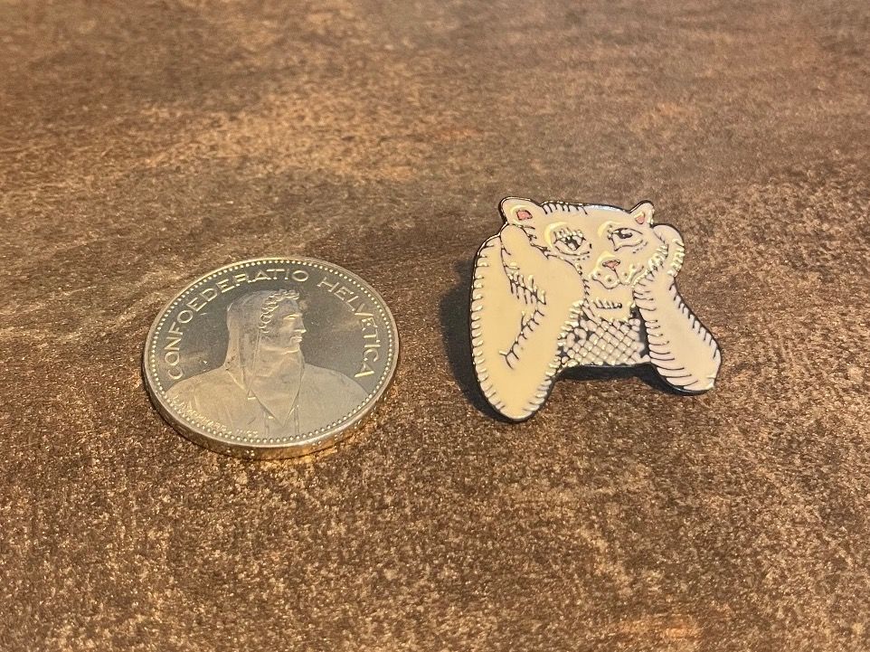 Plaketten & Abzeichen: Comic Cat Pin – Gebraucht aus Biel/Bienne von bas_c8yf 1
