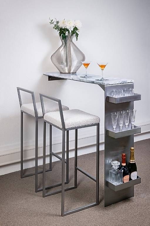 Allestimento di negozi e stand fieristici: Bar mit echter Marmorplatte und Metallgestell – Usato da Zürich venduto da Mike147