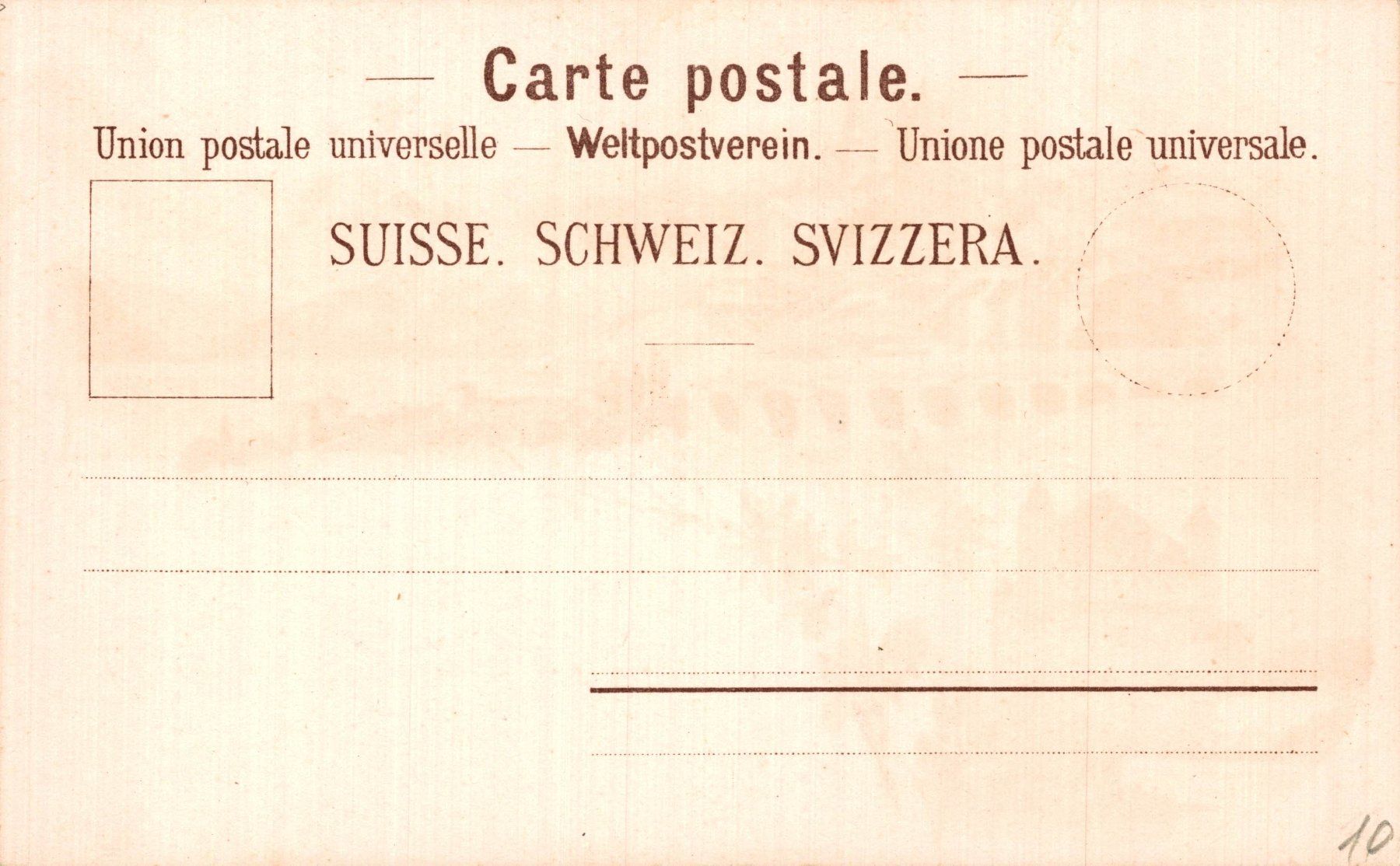 Cartoline postali: Souvenir de Lausanne. – Usato da Bronschhofen venduto da Astore 1