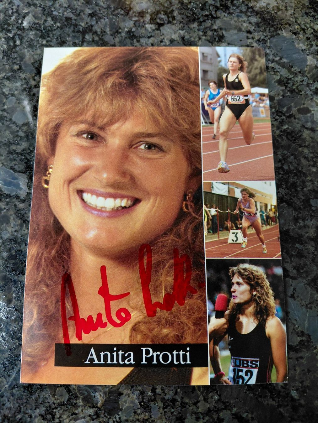 Autogramme: Autogrammkarte Anita Protti – Gebraucht aus Schmerikon von Olympia04