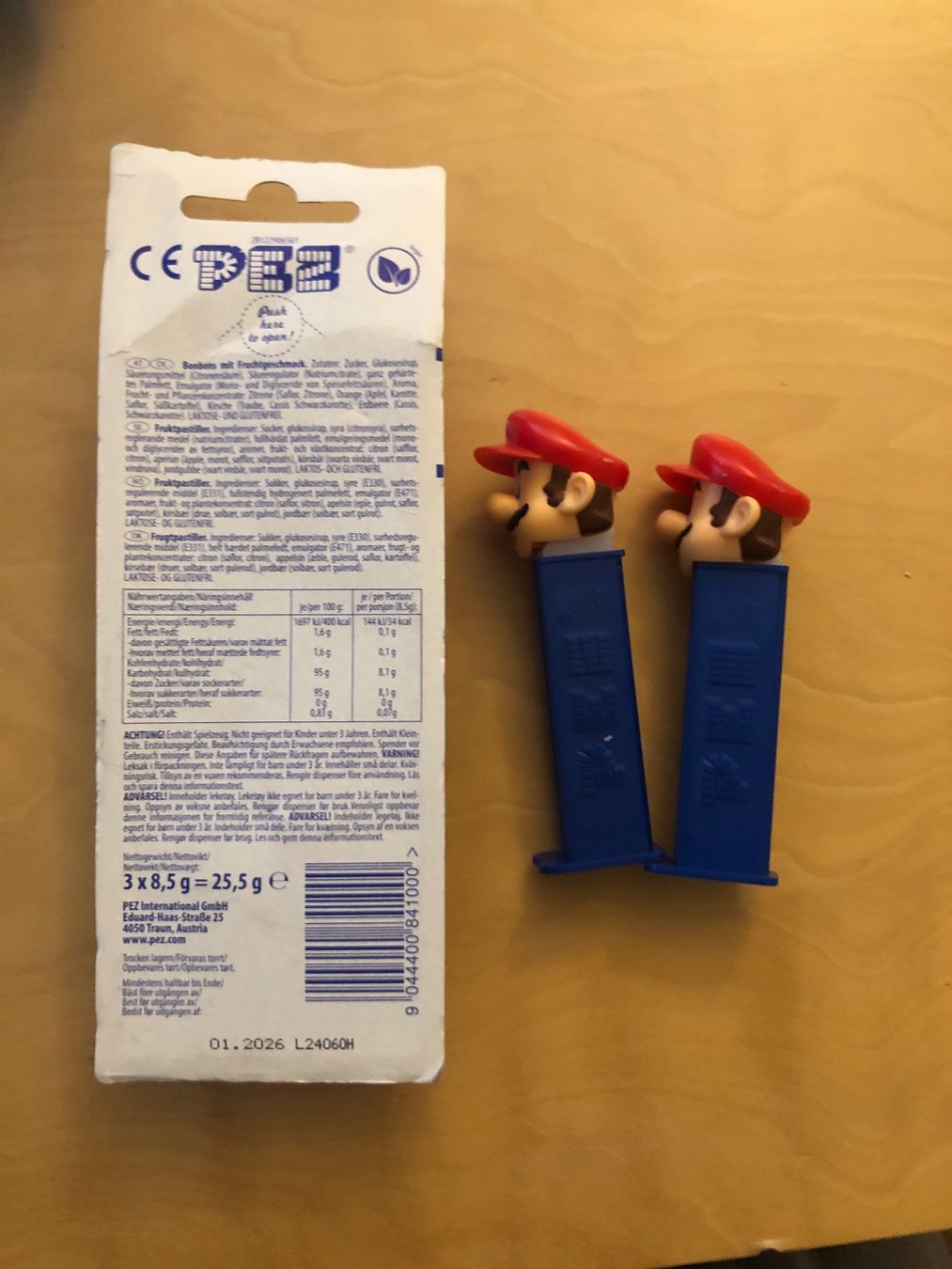 Pez Figuren: 3 Pez Spender, super mario, 1x in Originalverpackung – Neu (gemäss Beschreibung) aus Olten von eti_r289 1