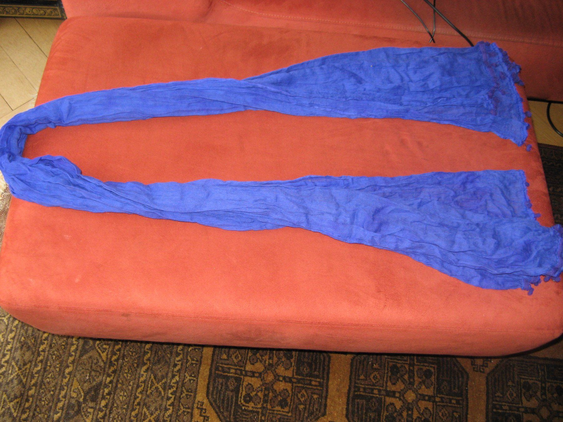 Foulard & Sciarpe: Violetter Schal aus Indien – Nuovo (secondo la descrizione) da Zürich venduto da apil 8