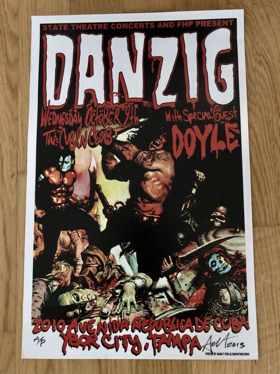 Danzig poster / original / punk / heavy metal / misfits | Kaufen auf ...