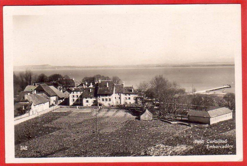 Cartoline postali: PETIT CORTAILLOD EMBARCADÈRE – Usato da Grüningen venduto da Kartenlaube
