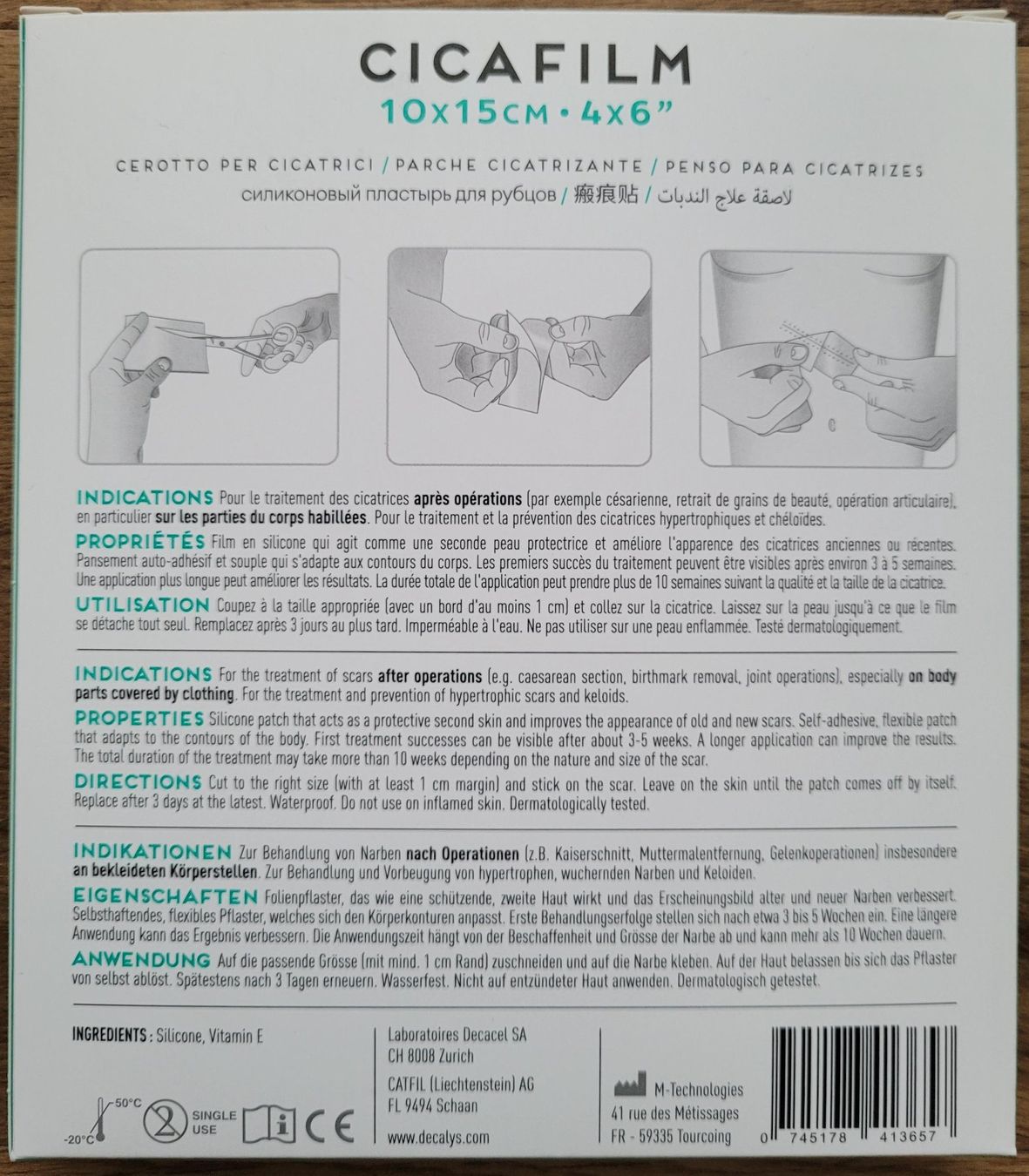 Attrezzature mediche: Narbenpflaster - DECALYS Medical Cicafilm, Dr. Enderlin – Nuovo e nell'imballaggio originale da Kreuzlingen venduto da glo_yg6c 1