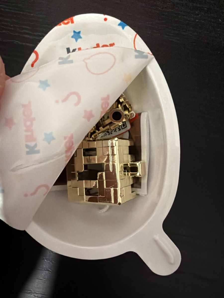 Statuette: Kinder Joy Minecraft Goldener Block – Nuovo (secondo la descrizione) da wynigen venduto da Birnenmus