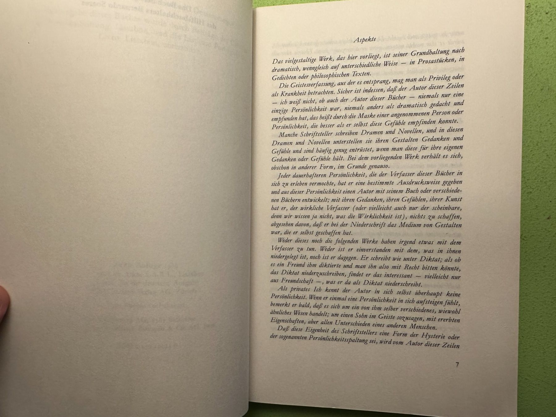 Bücher: Fernando Pessoa: Das Buch der Unruhe. – Gebraucht aus Zürich von allp 4