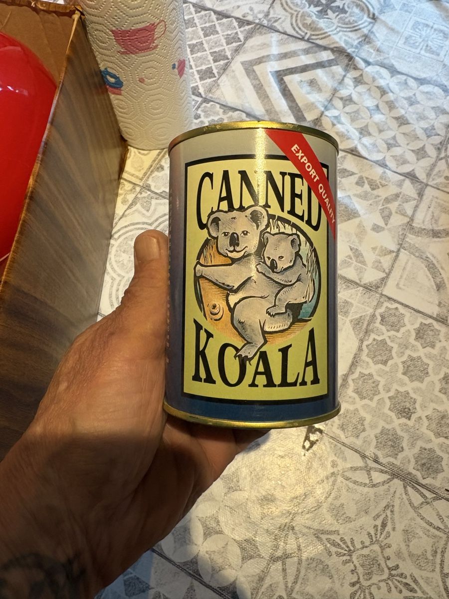Toutes les décorations: Canned Koala Gimmick Dose  – D'occasion à Obermumpf par davetattoo