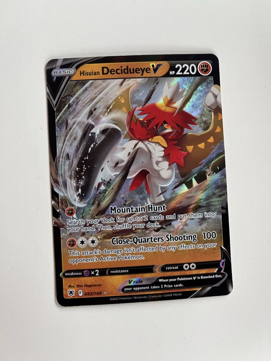 Pokémon Carte collezionabili: Decidueye V black Pokemon EN – Nuovo (secondo la descrizione) da Reichenbach i. K. venduto da del_c7lw