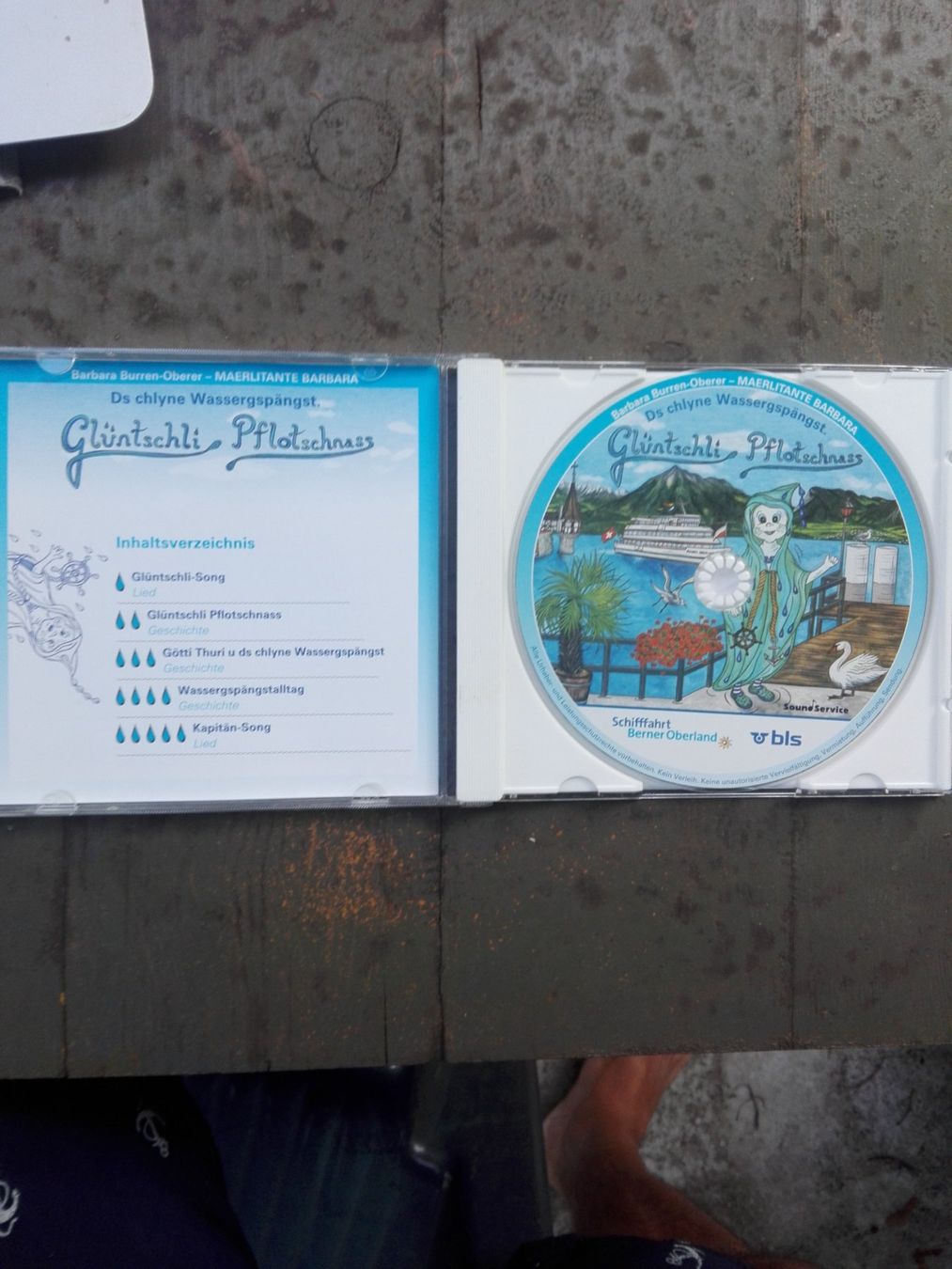 CDs: Glüntschli Pflotschnass - Ds chlyne Wassergspängst – Gebraucht aus St.Galllen von elkaphone 1