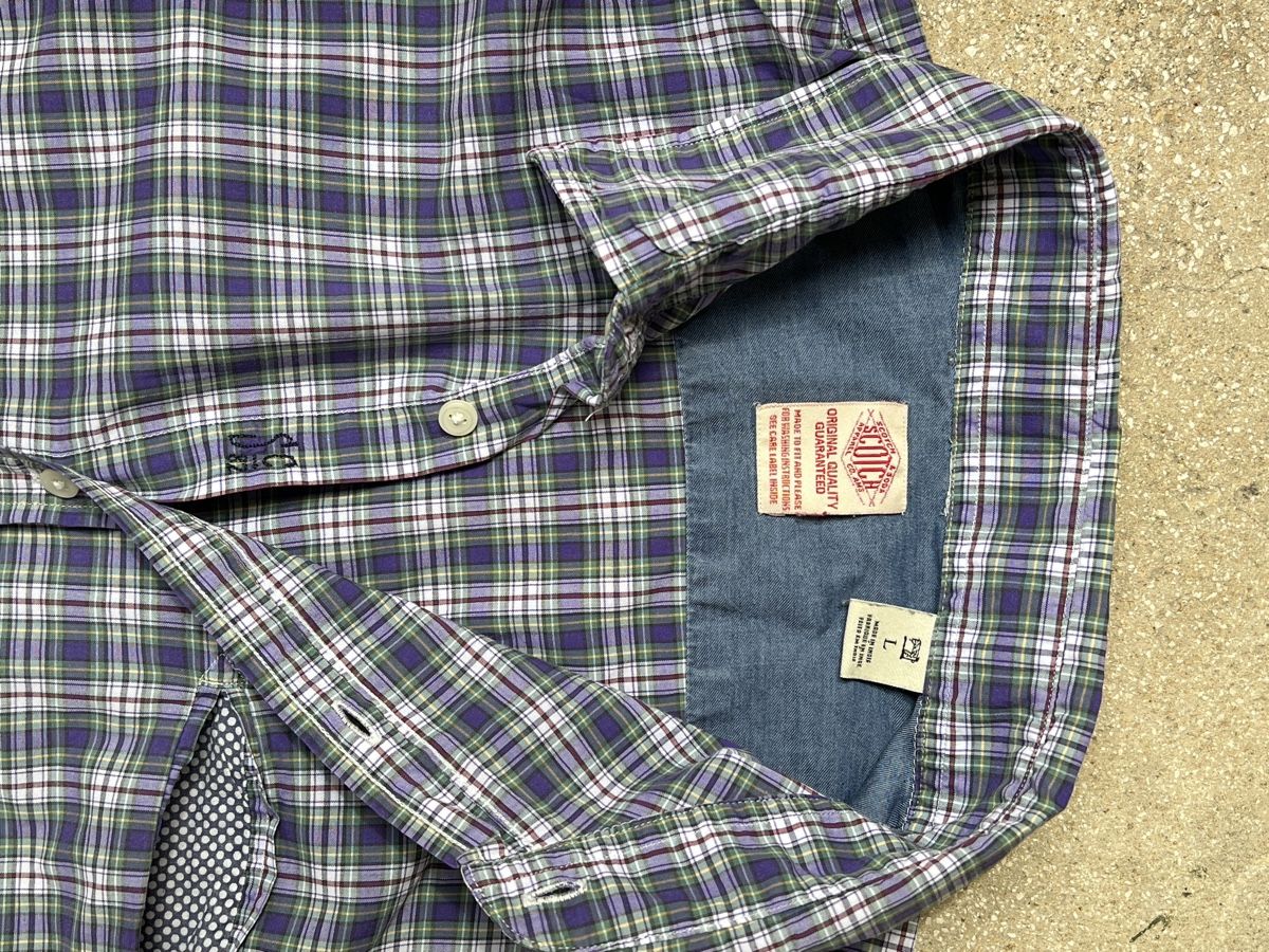 Camicie: Men Shirt blue plaid size L used condition – Usato da Prilly venduto da SinngeBung 7