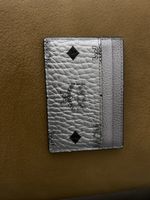 Elegantes MCM Kartenetui, Silber, Top Zustand, wie neu!