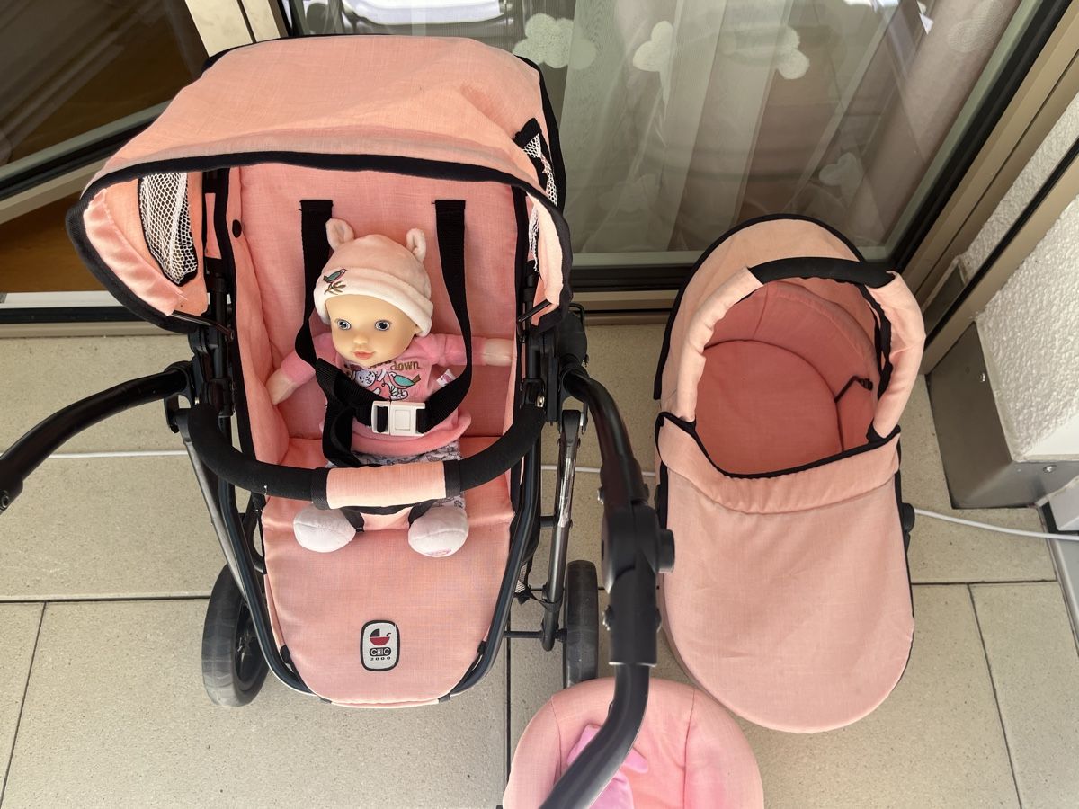 Carrozzine per bambole: Puppenwagen CHIC 2000 mit Puppen! – Usato da Oberengstringen venduto da Baby_Fashion 2