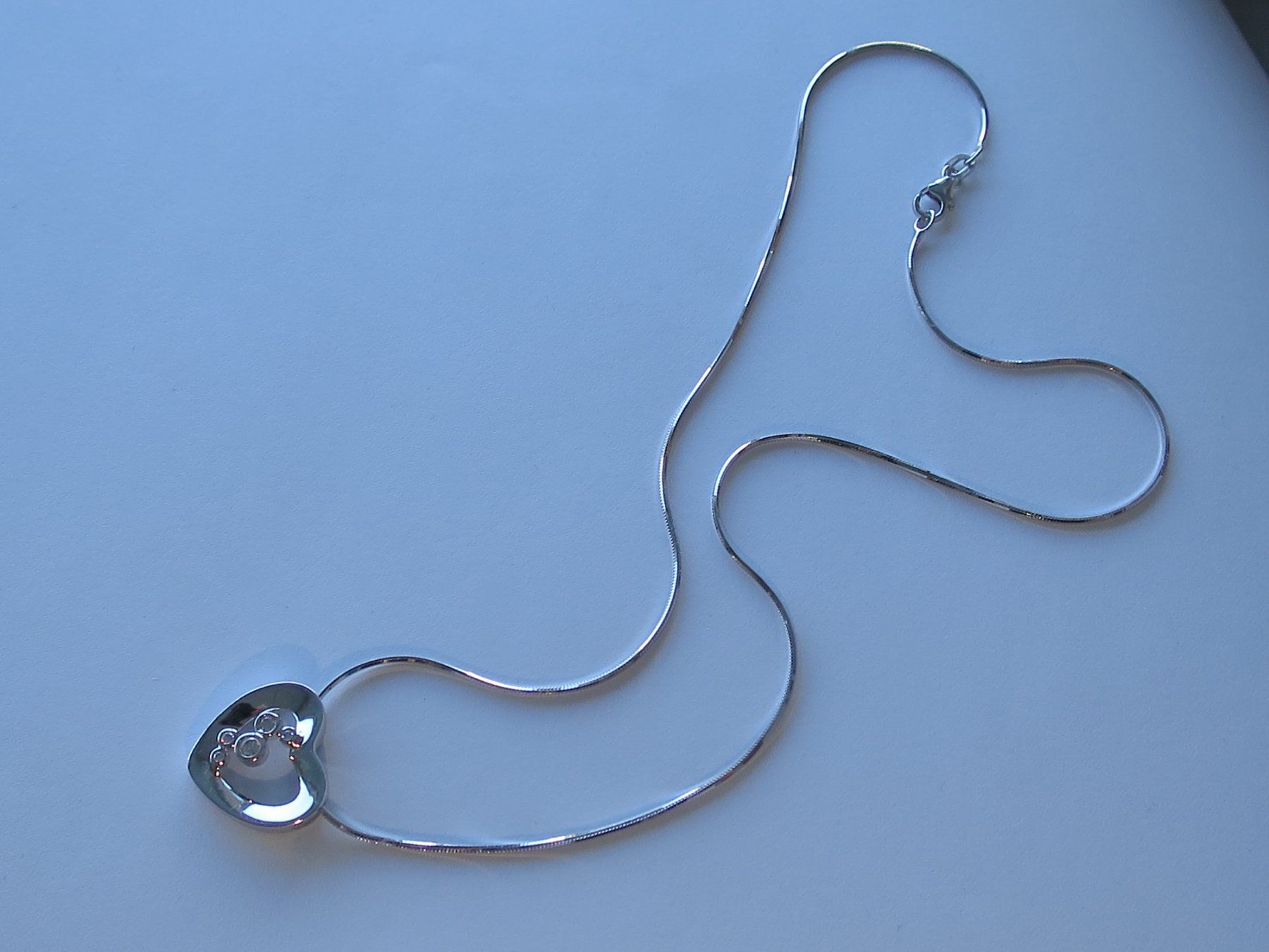 Catenine: SILBER Kette mit Zirkonia Anhänger – Nuovo (secondo la descrizione) da Thun venduto da Chrabu