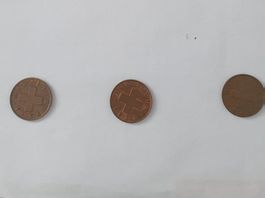 1 Rp Münzen