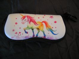 NEU! Brillenetui Einhorn (weich, robust, gut gepolstert)
