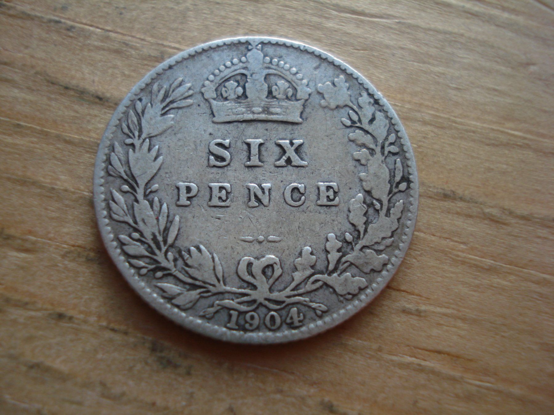 Tutti le monete: (N5) 6 pence 1904 Edouard VII – Usato da Erlach venduto da Net-Coins