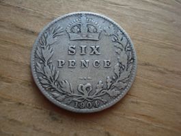 (N5) 6 pence 1904 Edouard VII