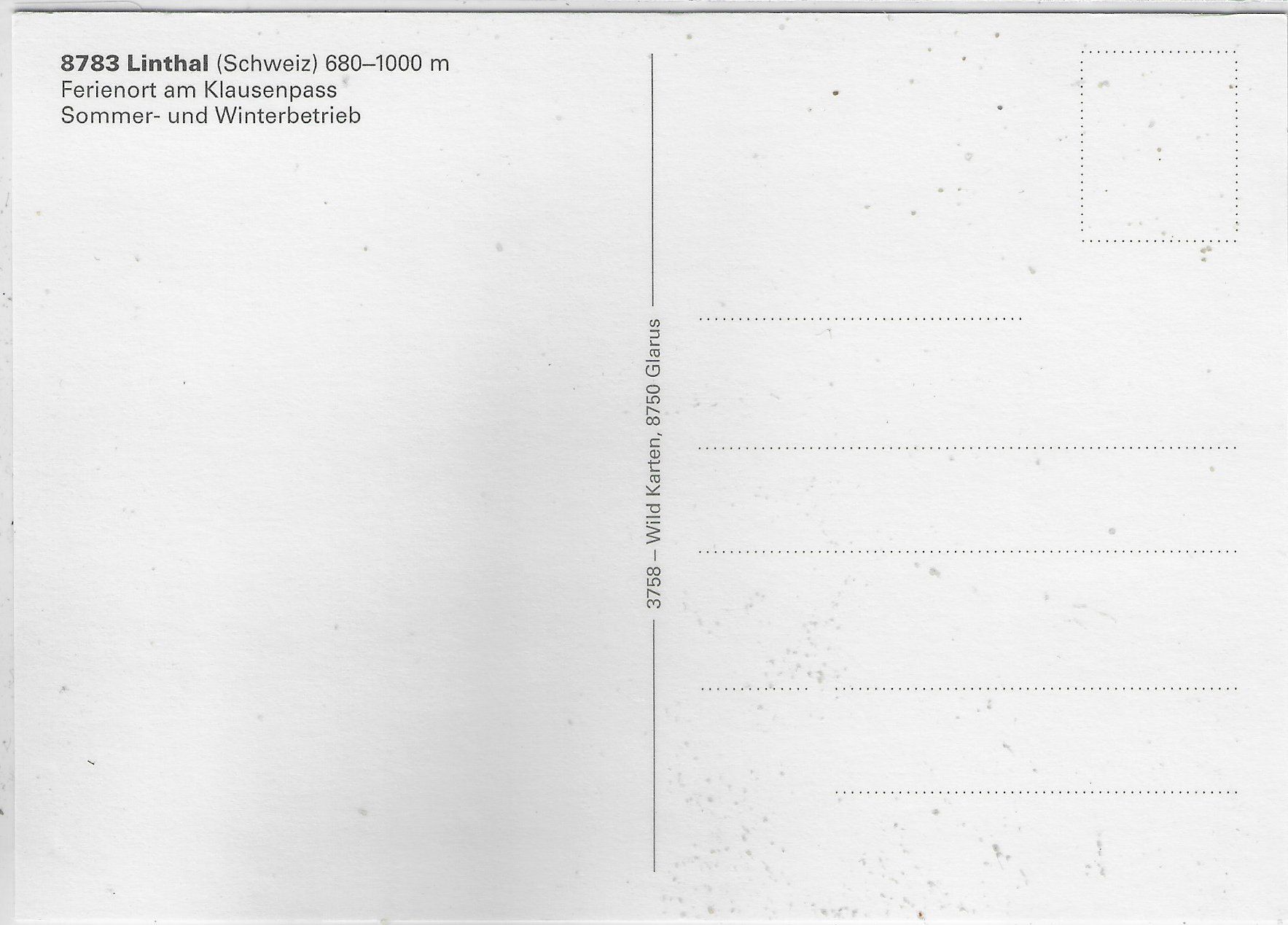 Cartes postales: Linthal am Klausen - Multiview – D'occasion à Ettingen par Kartenplanet 1