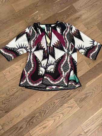 Orig. Etro cape Seide Os Jäckchen Bluse 