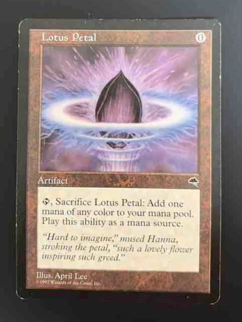 Magic The Gathering Carte collezionabili: Magic The Gathering Lotus Petal – Usato da Zürich venduto da zamiduri
