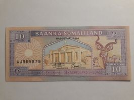 SOMALILAND - 10 Shillings 1994 UNC (AJ965879)