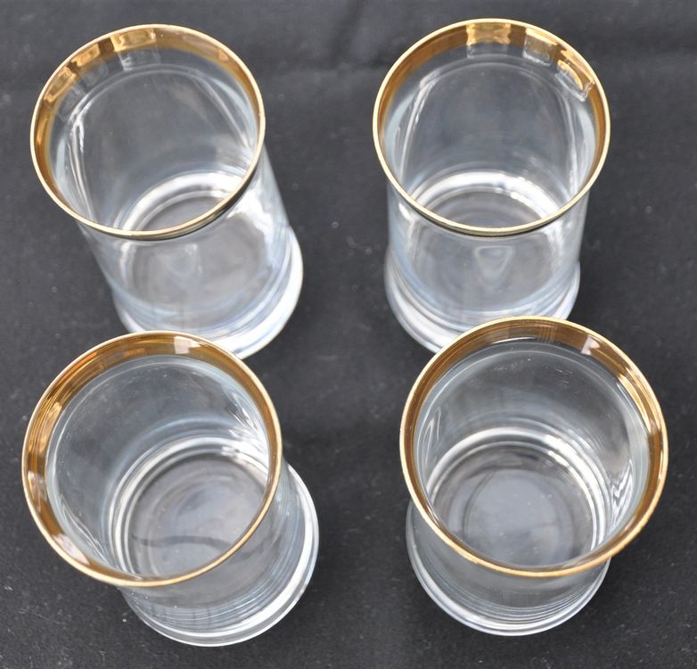 Glaser Mit Goldrand Alt