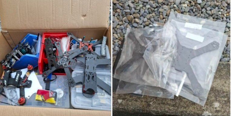 Kit di modellismo & Modellini statici: Drohnen Sammlung: Ersatzteile, Frames, Motoren etc. – Usato da Hunzenschwil venduto da Hardrock6 7