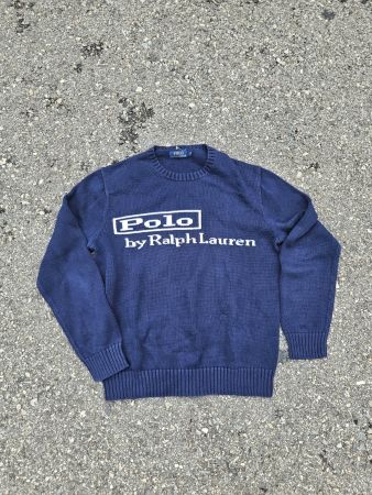Polo Ralph Lauren Vintage Logo Pullover /  Maglione - Gr. M