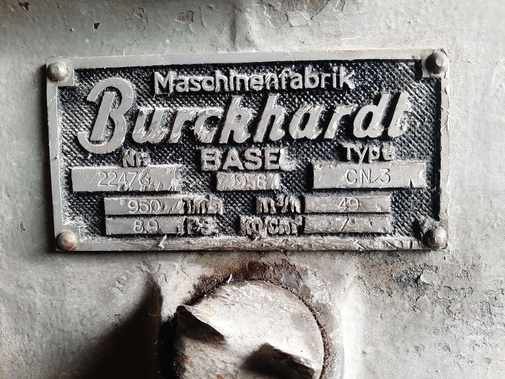 Compressori: Kompressor Burckhardt CN3 mit Serva Kessel  – Usato da Oberhof venduto da mat_7vbb 1