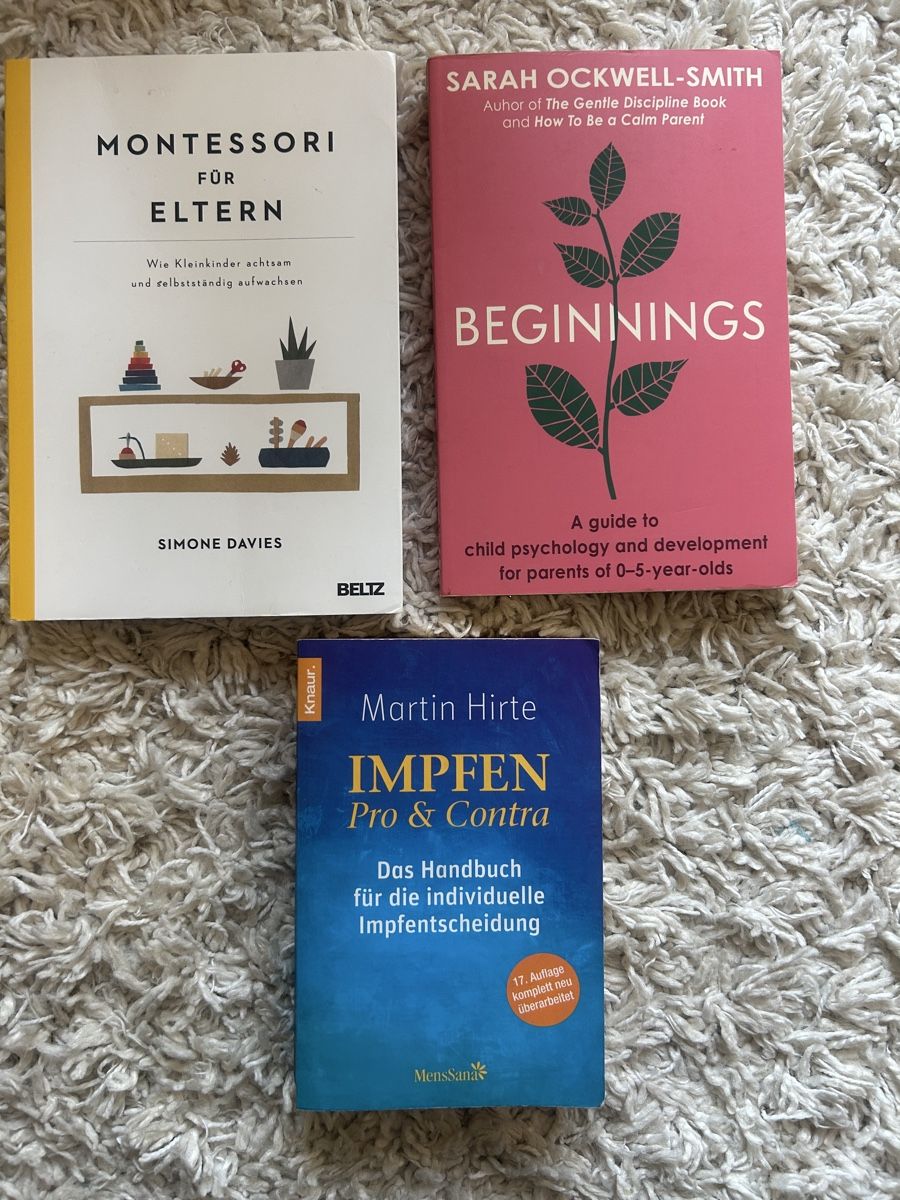 Libri: 3x Elternratgeber: Montessori, Beginnings, Impfen – Usato da Zürich venduto da Seraphine_1302