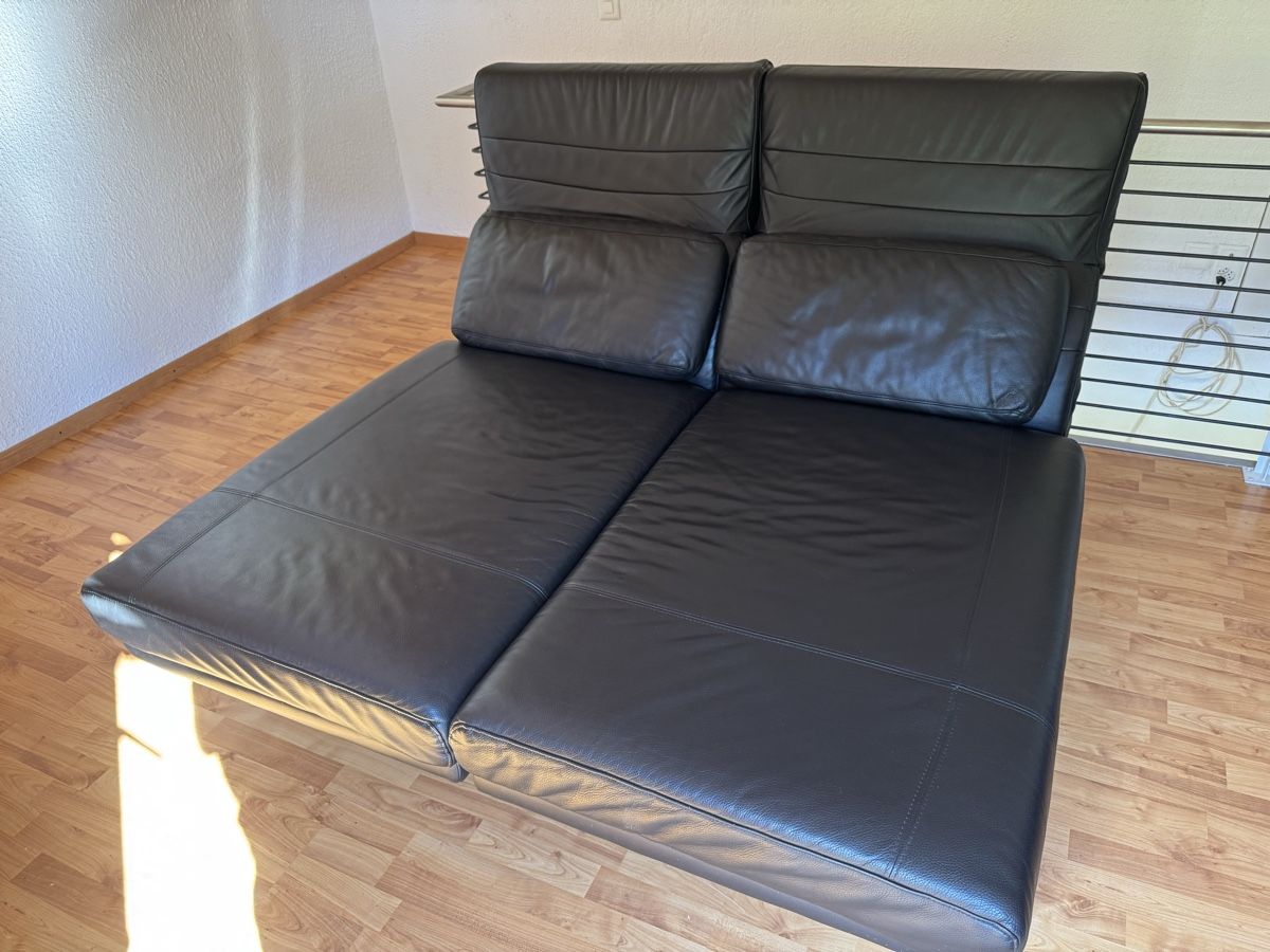 Sofas: Flexiebles Ledersofa – D'occasion à Rohrbach par ray_l7jm 2