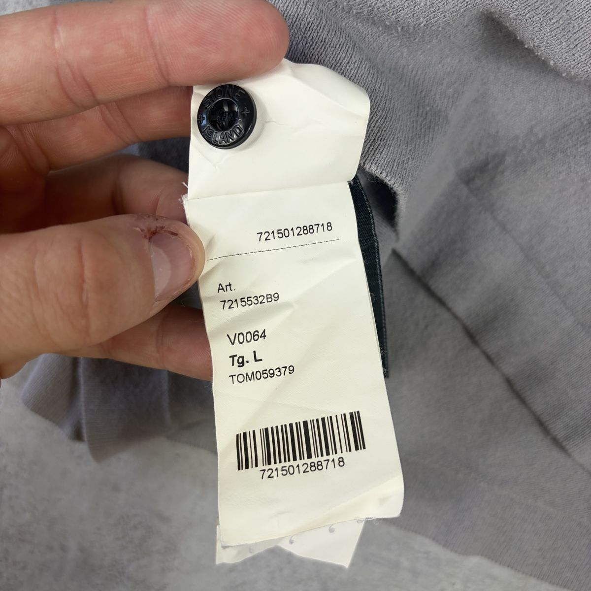 Stone Island Maglioni & Felpe: Pull Fin Stone Island Gris Taupe - Taille L   – Nuovo (secondo la descrizione) da Hauterive NE venduto da Leo_o 9