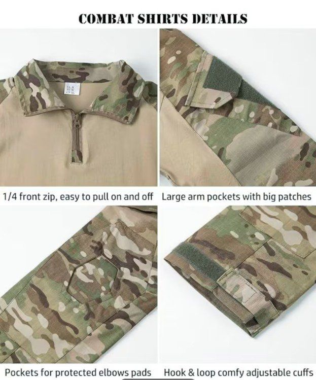 Uniformi: Kampfhemd Tarnmuster Langarm Grösse XL Neu – Nuovo e nell'imballaggio originale da Wangen SZ venduto da Bloomberg2 2
