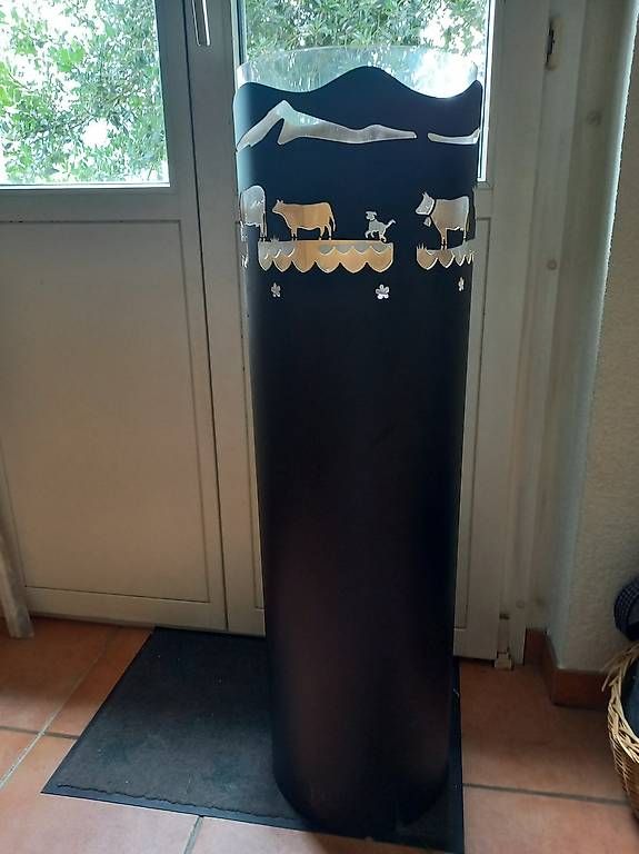 Lampade: Leucht Säule mit Glas – Usato da Sevelen venduto da serfinis64