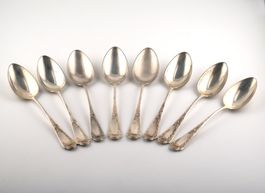 Dessertlöffel 6x aus Silber