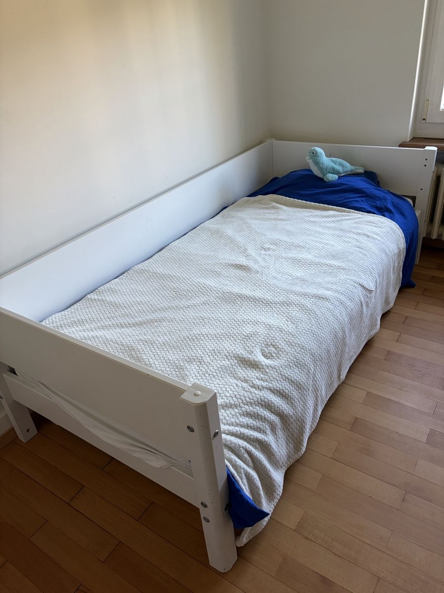 Letti: Flexa-Bett weiss mit Schubladen – Usato da Wettingen venduto da Limni85