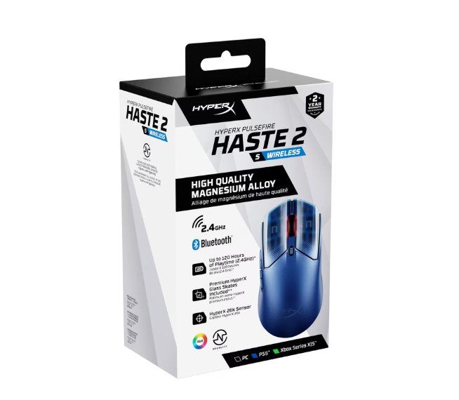 Hyperx Mouse: HP HyperX Pulsefire Haste 2 S Navy kabellose Gaming-Maus – Nuovo (secondo la descrizione) da Lienz venduto da sei_t5sx 4
