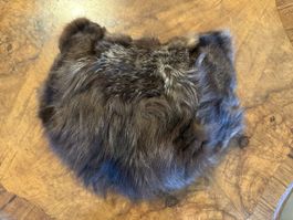 Pelz Handtasche + Muff Vintage Mode