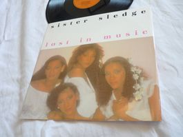 Rare 12" Vinyl 80s Pop - Sister Sledge - lost in music