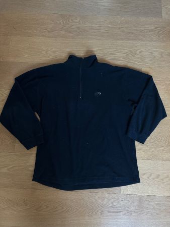 Vintage Mammut Fleecejacke schwarz L-XL