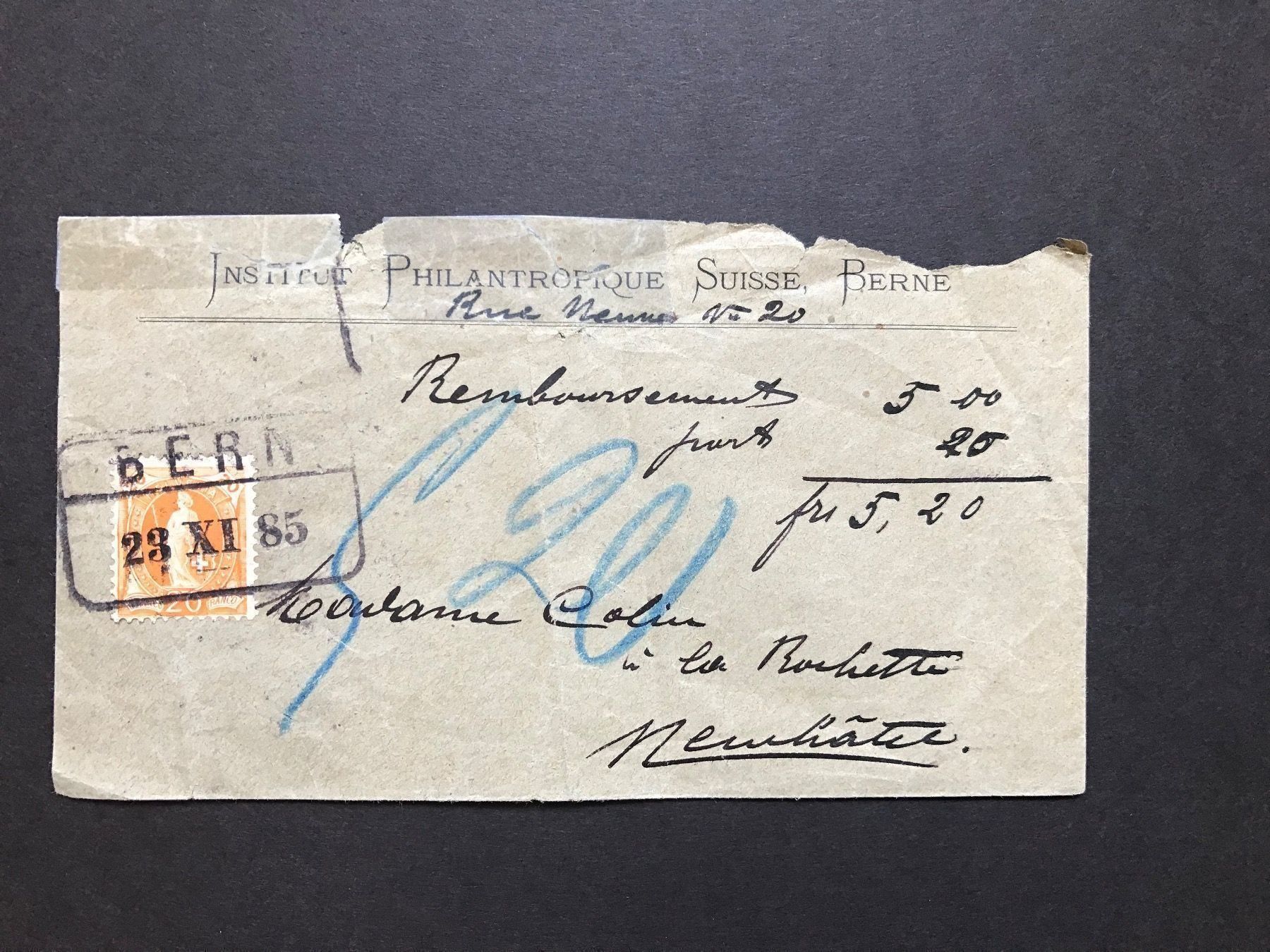 Tutti i francobolli: 1885, 66A auf Couvert – Usato da stäfa venduto da brandy66