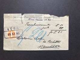 1885, 66A auf Couvert