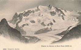 Gornergletscher (VS) – Gletscher und Monte Rosa
